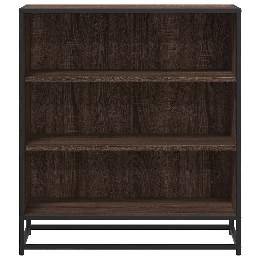 Komoda boja hrasta 68x35x76 cm konstruirano drvo i metal