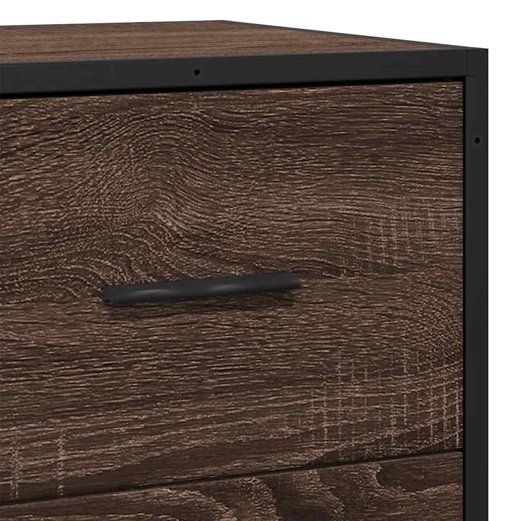 Komoda boja hrasta 68x35x76 cm konstruirano drvo