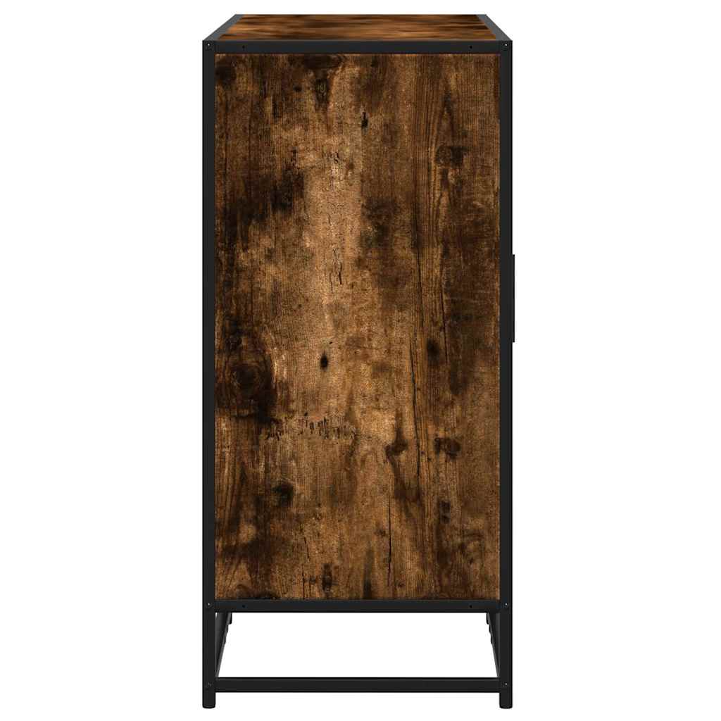 Komoda dimljeni hrast 94x35x76 cm konstruirano drvo