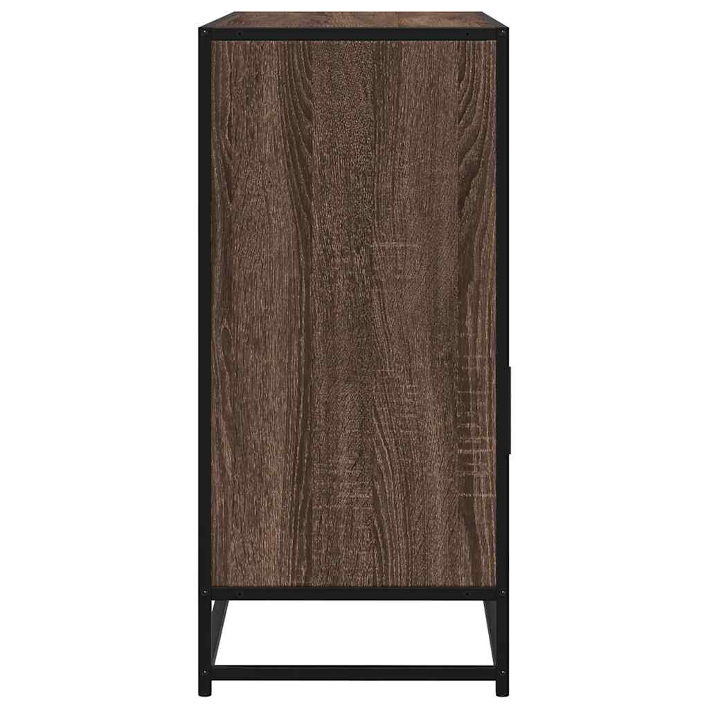 Komoda smeđi hrast 100x35x76 cm konstruirano drvo