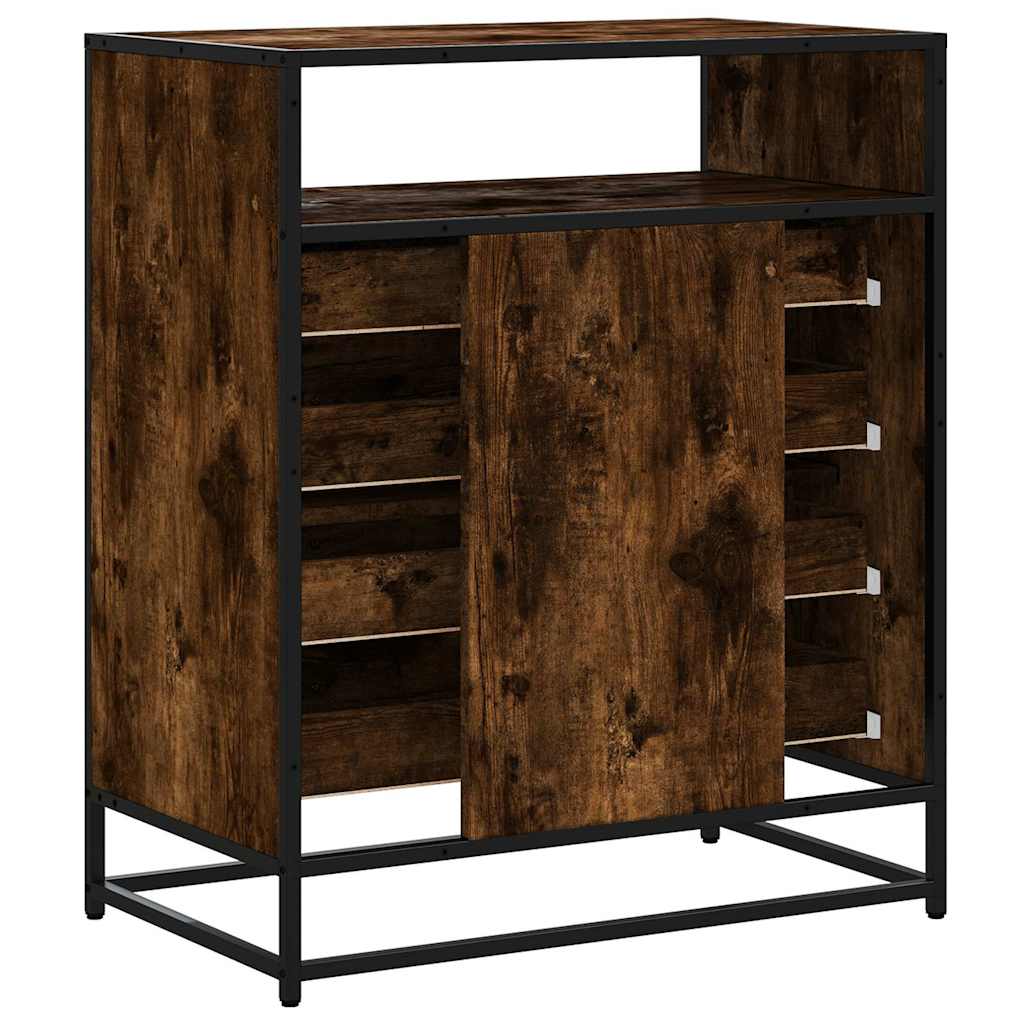 Ormar s ladicama dimljeni hrast 70x41x83,5 cm konstruirano drvo