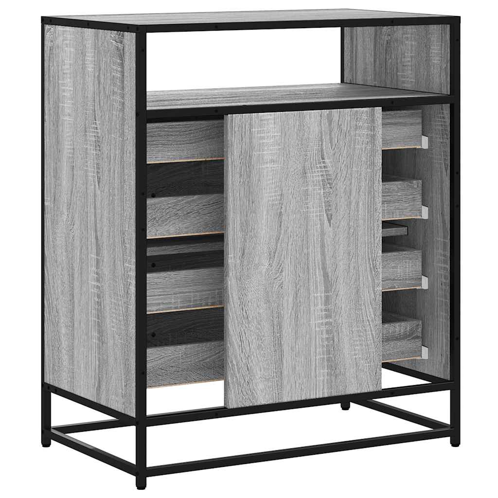 Ormarić s ladicama Sivi Sonoma 70x41x83,5 cm Konstruirano drvo