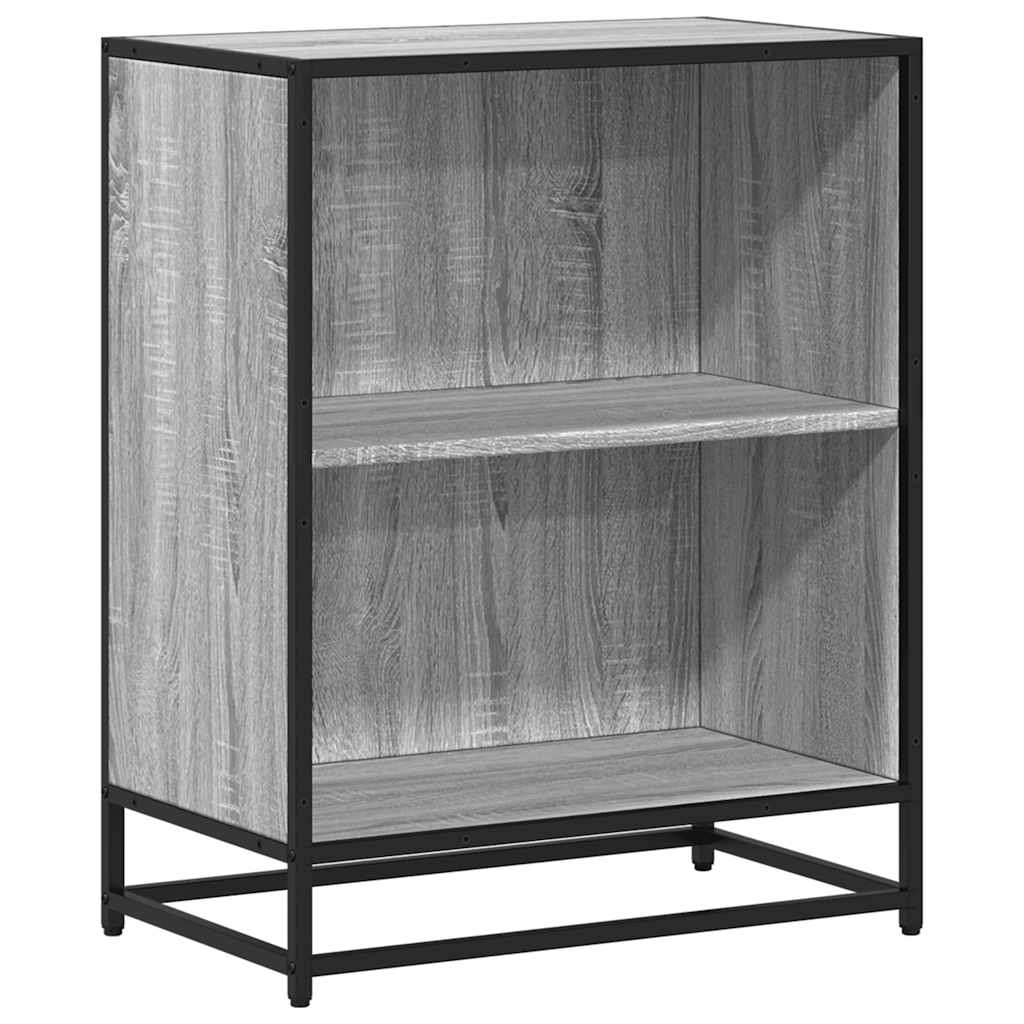 Ormar za knjige sivi sonoma 60x35x76 cm konstruirano drvo