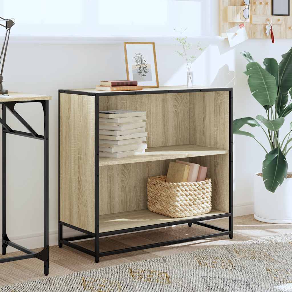Ormar za knjige sonoma hrast 80,5x35x76 cm konstruirano drvo