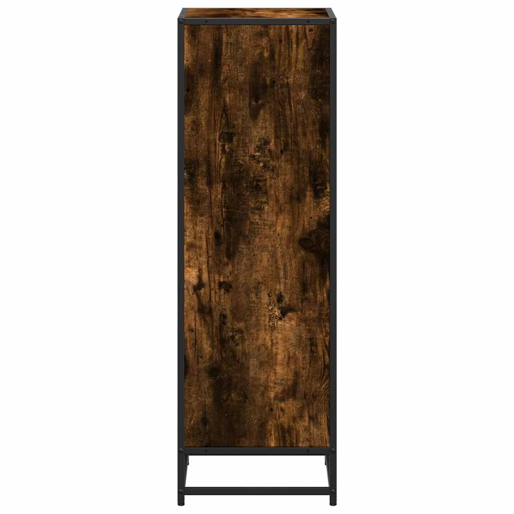 Ormar za knjige dimljeni hrast 40x35x107,5 cm konstruirano drvo