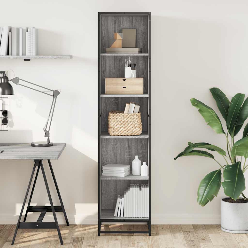 Ormarić za knjige boja hrasta 40x35x170,5 cm konstruirano drvo