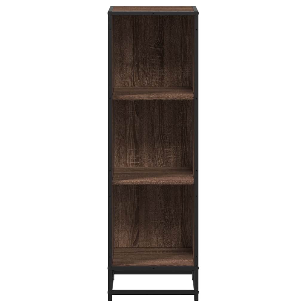 Ormarić za knjige boja smeđeg hrasta 33,5x33x107,5 cm drveni