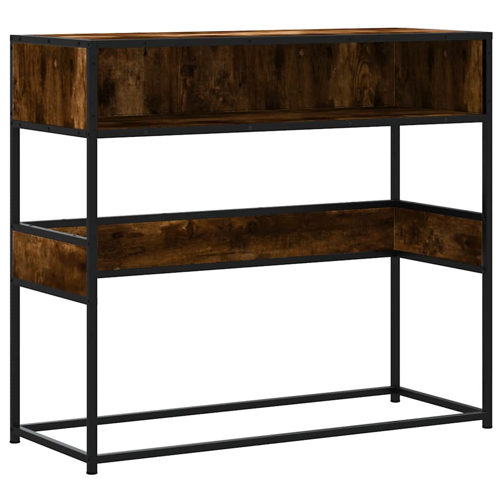 Konzolni stol boja hrasta 90x35x80 cm od konstruiranog drva
