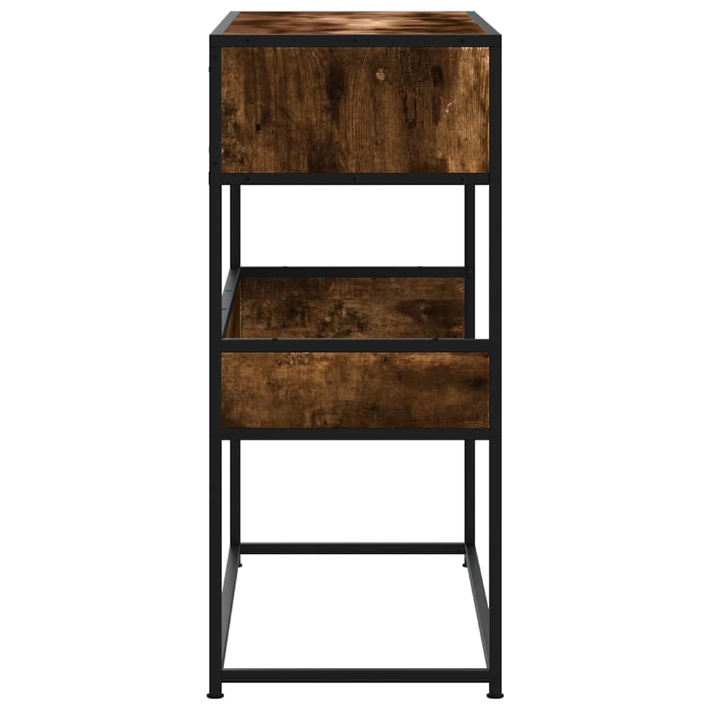 Konzolni stol boja hrasta 90x35x80 cm od konstruiranog drva