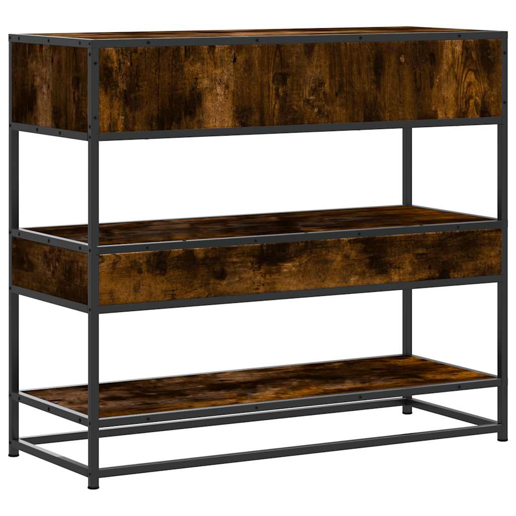 Konzolni stol boja hrasta 90x35x80 cm konstruirano drvo