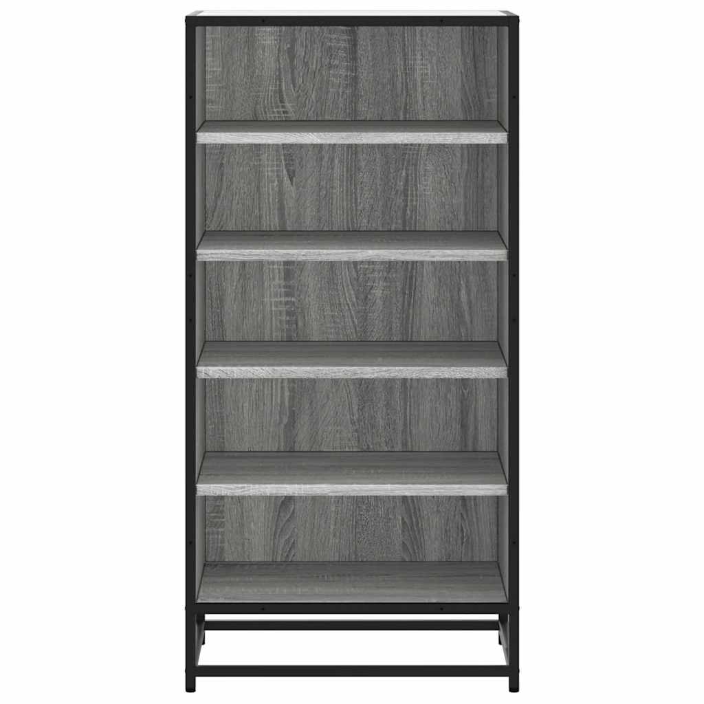 Stalak za cipele boja hrasta 48x38x97,5 cm konstruirano drvo
