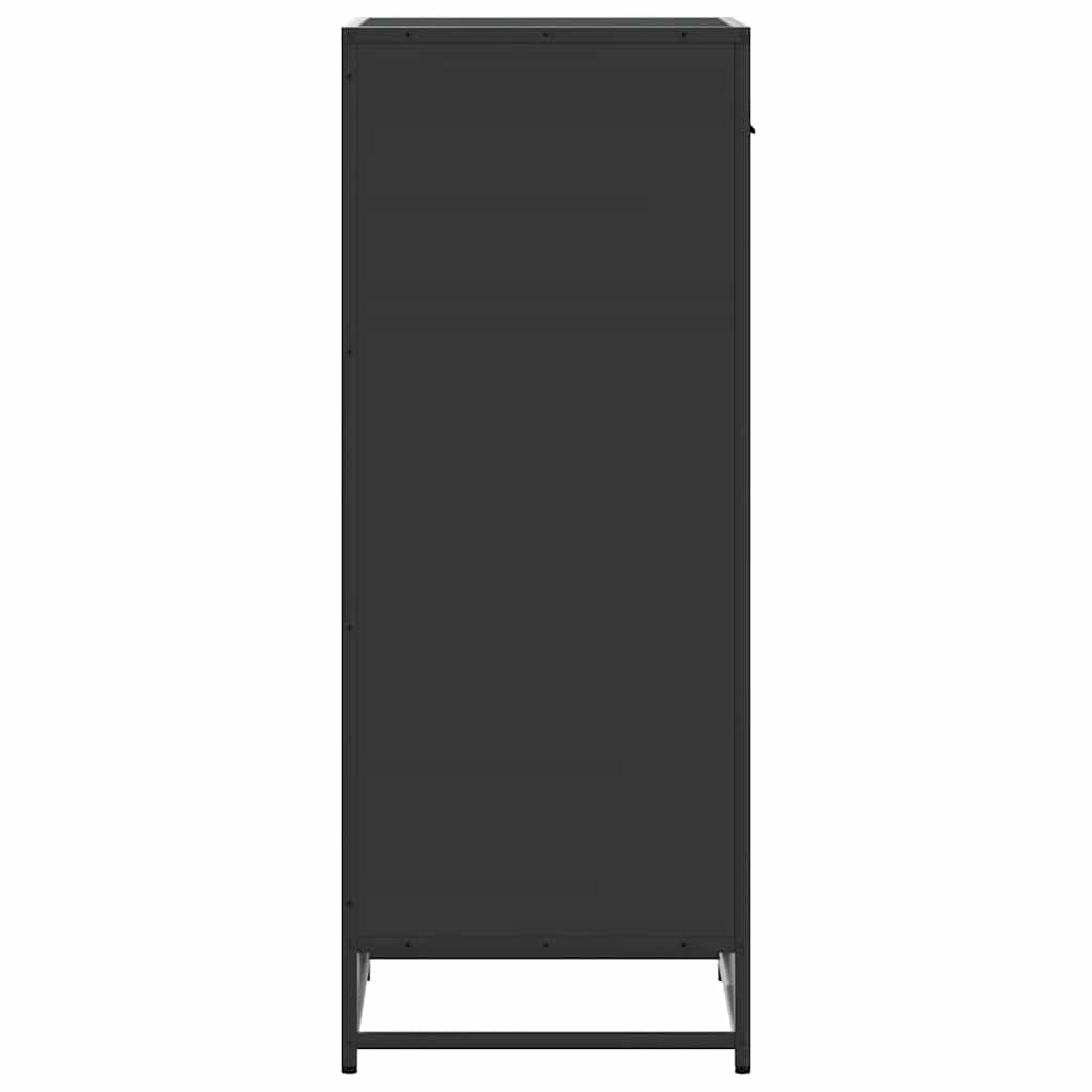Stalak za cipele crni 48x38x97,5 cm izrađeno drvo