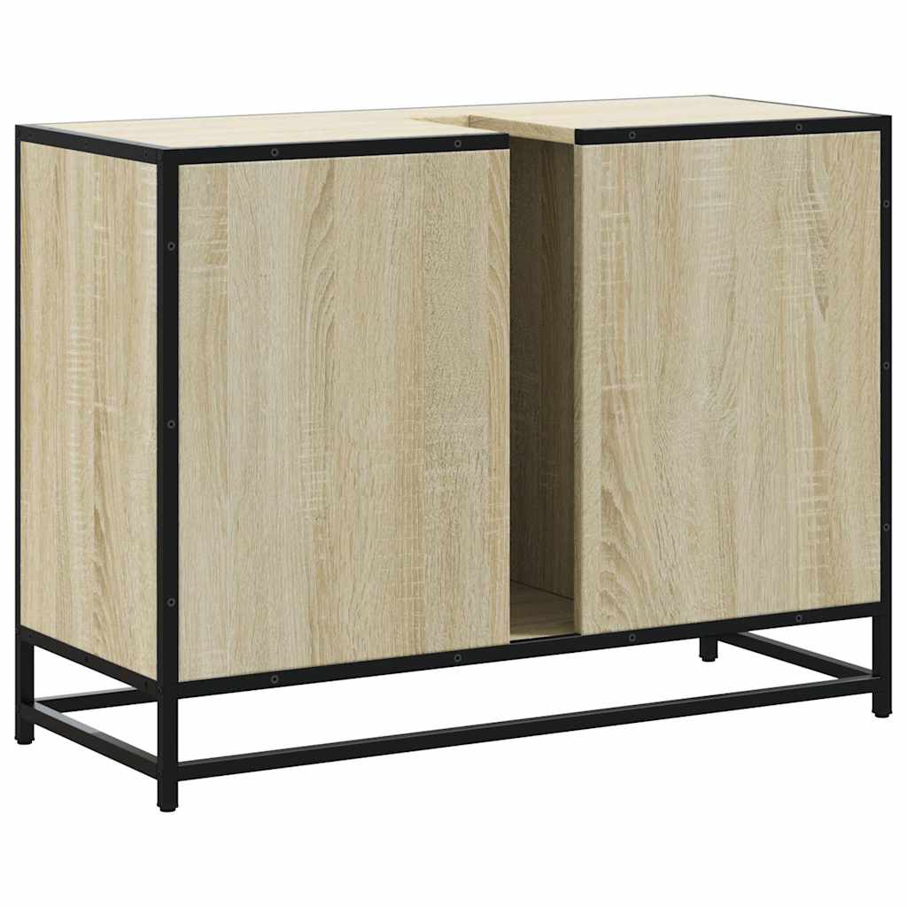 Ormarić za umivaonik u kupaonici, hrast Sonoma, 80x33x60 cm, inženjerski drvo