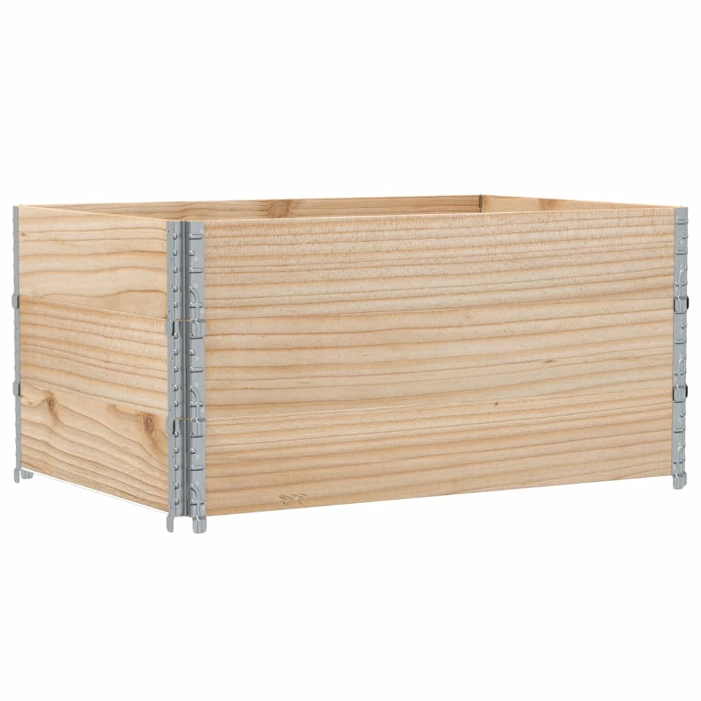 Okviri za palete 3 kom 120 x 80 cm od masivne borovine