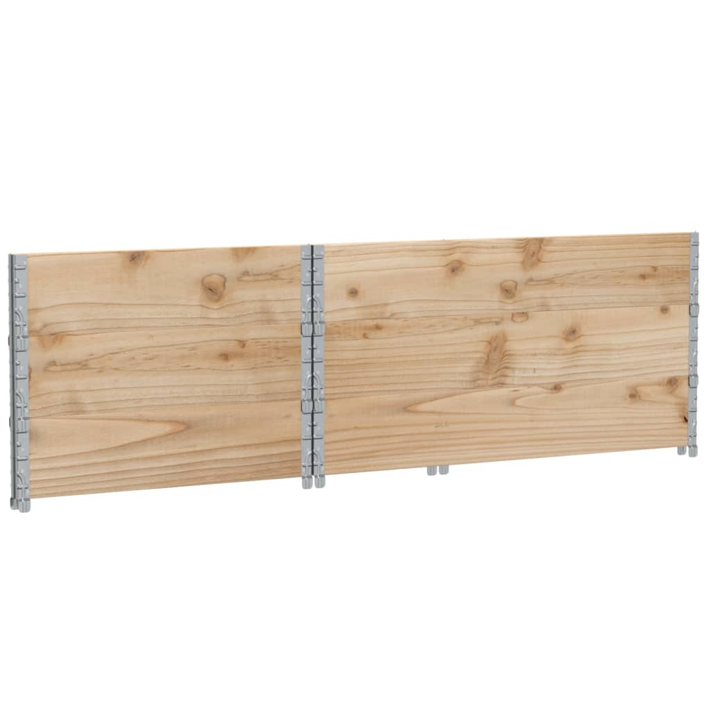 Okviri za palete 3 kom 120 x 80 cm od masivne borovine