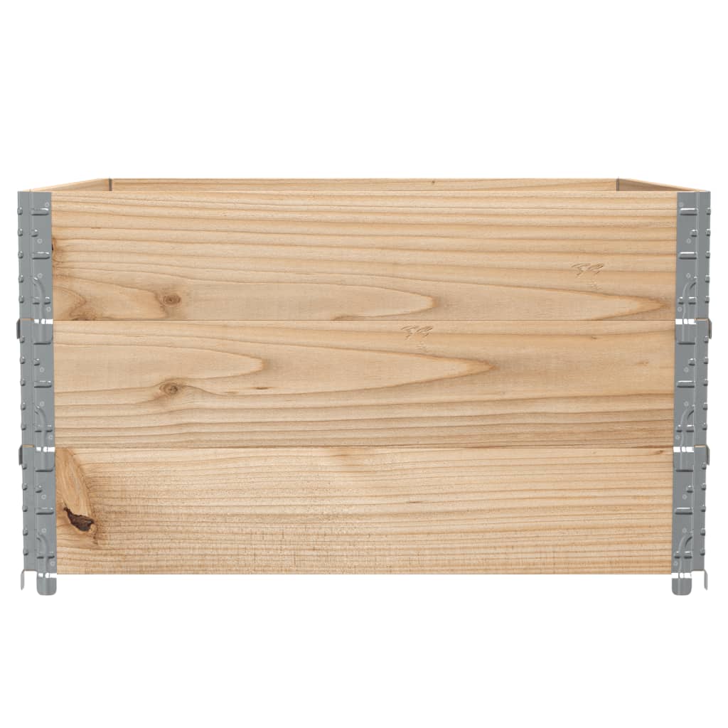 Okviri za palete 3 kom 100x100 cm od masivne borovine