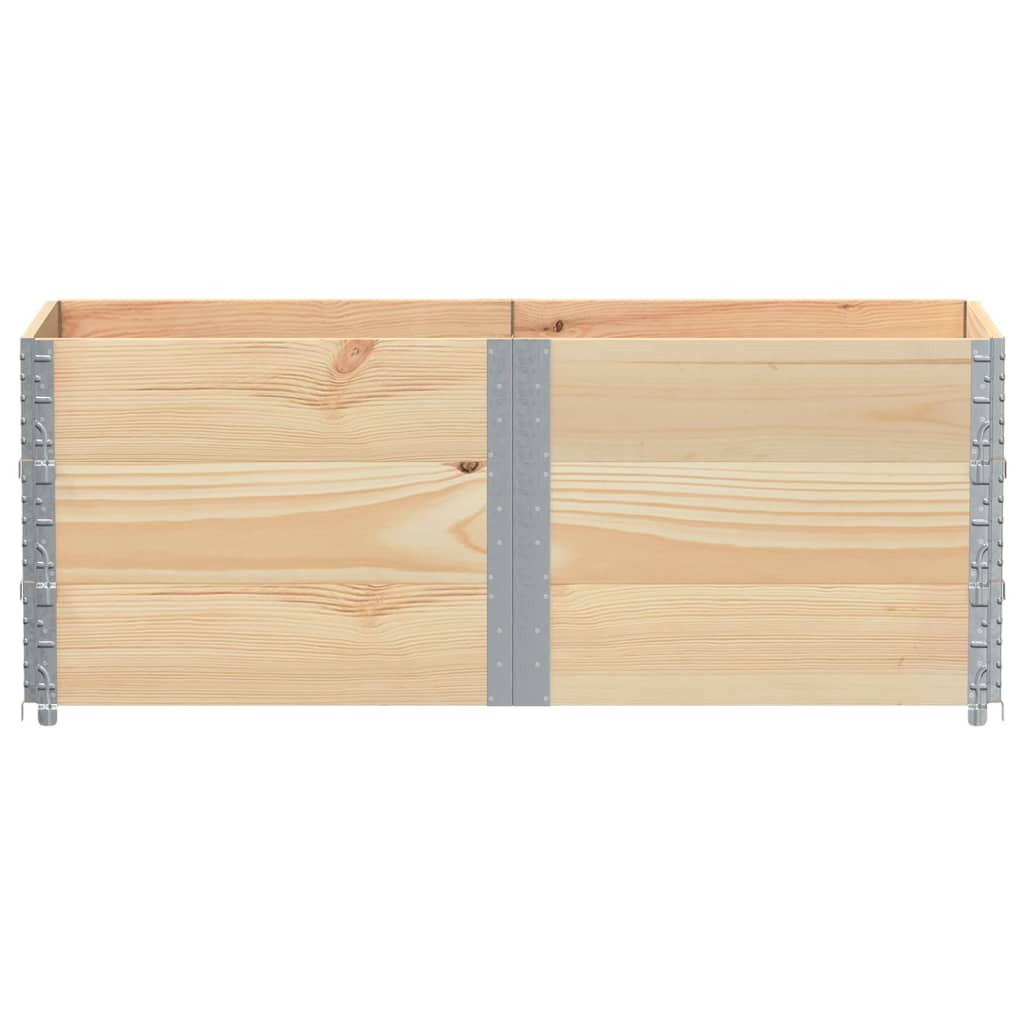 Okviri za palete 3 kom 150x50 cm od masivne borovine