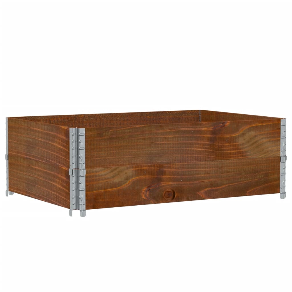 Vrtni sadilica smeđa 120 x 80 cm od masivne borovine