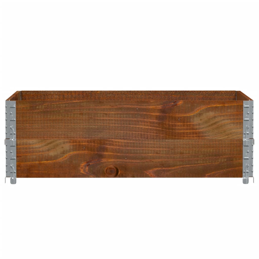 Vrtni sadilica smeđa 120 x 80 cm od masivne borovine