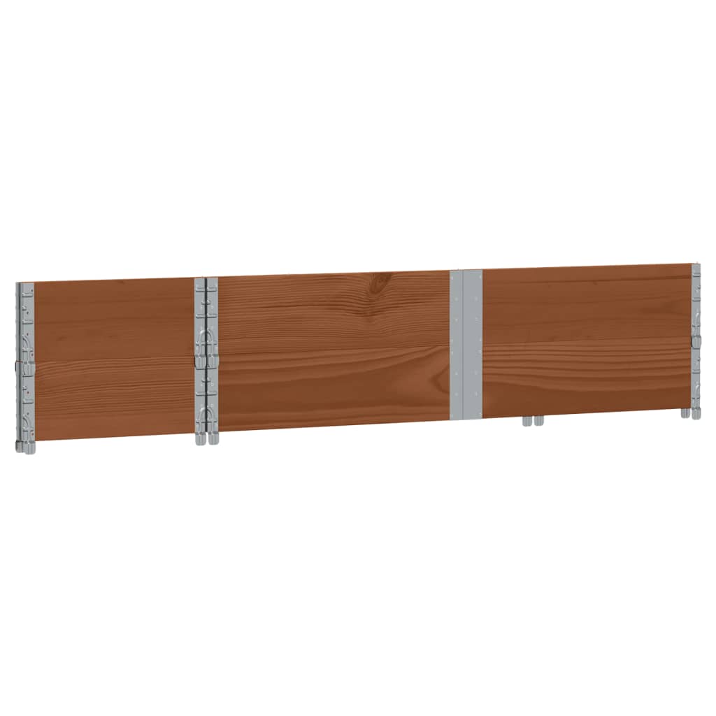 Vrtna sadilica smeđa 150x50 cm od masivne borovine