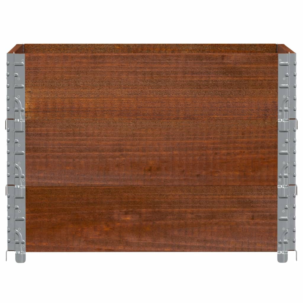 Vrtna sadilica smeđa 80x60 cm od borovine