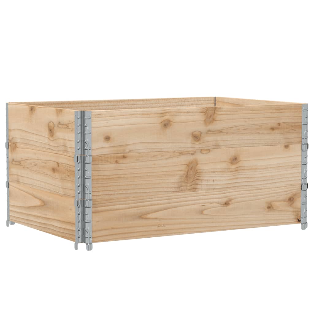Vrtni sadilica bijeli 120 x 80 cm od masivne borovine