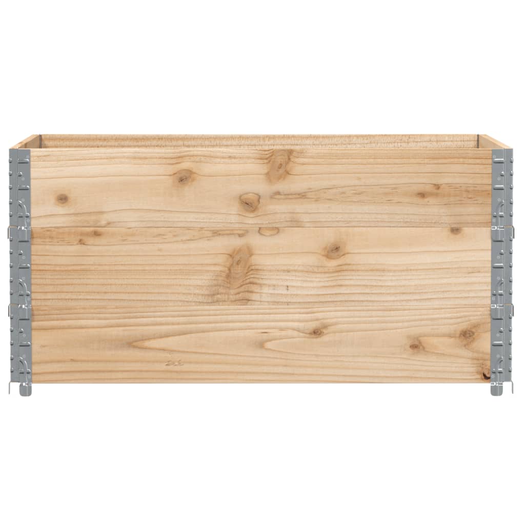 Vrtni sadilica bijeli 120 x 80 cm od masivne borovine