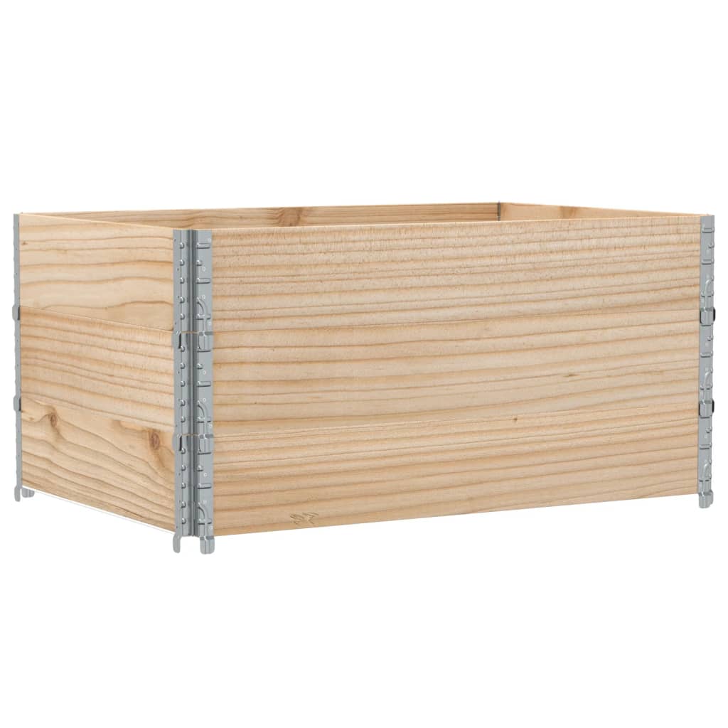Vrtni sadilica bijeli 120 x 80 cm od masivne borovine