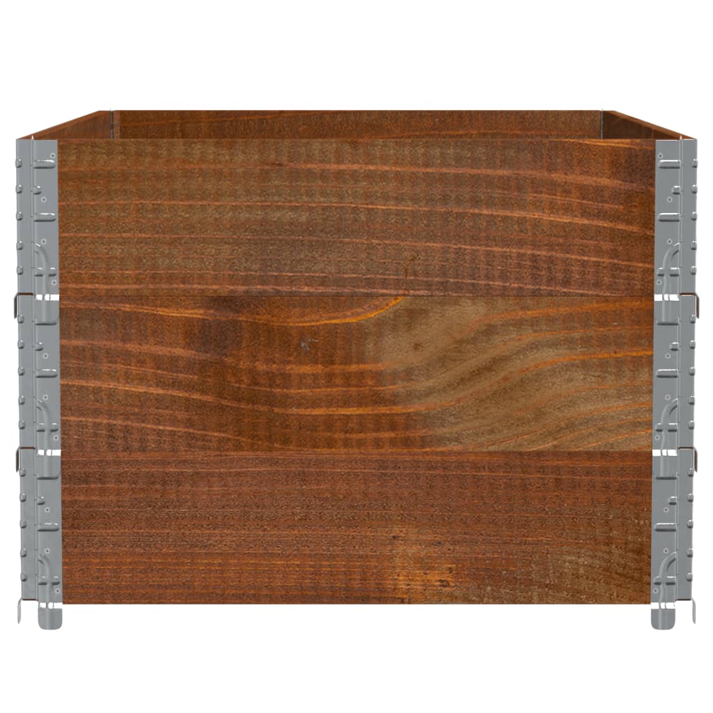 Vrtni sadilica smeđa 120x80 cm od masivne borovine
