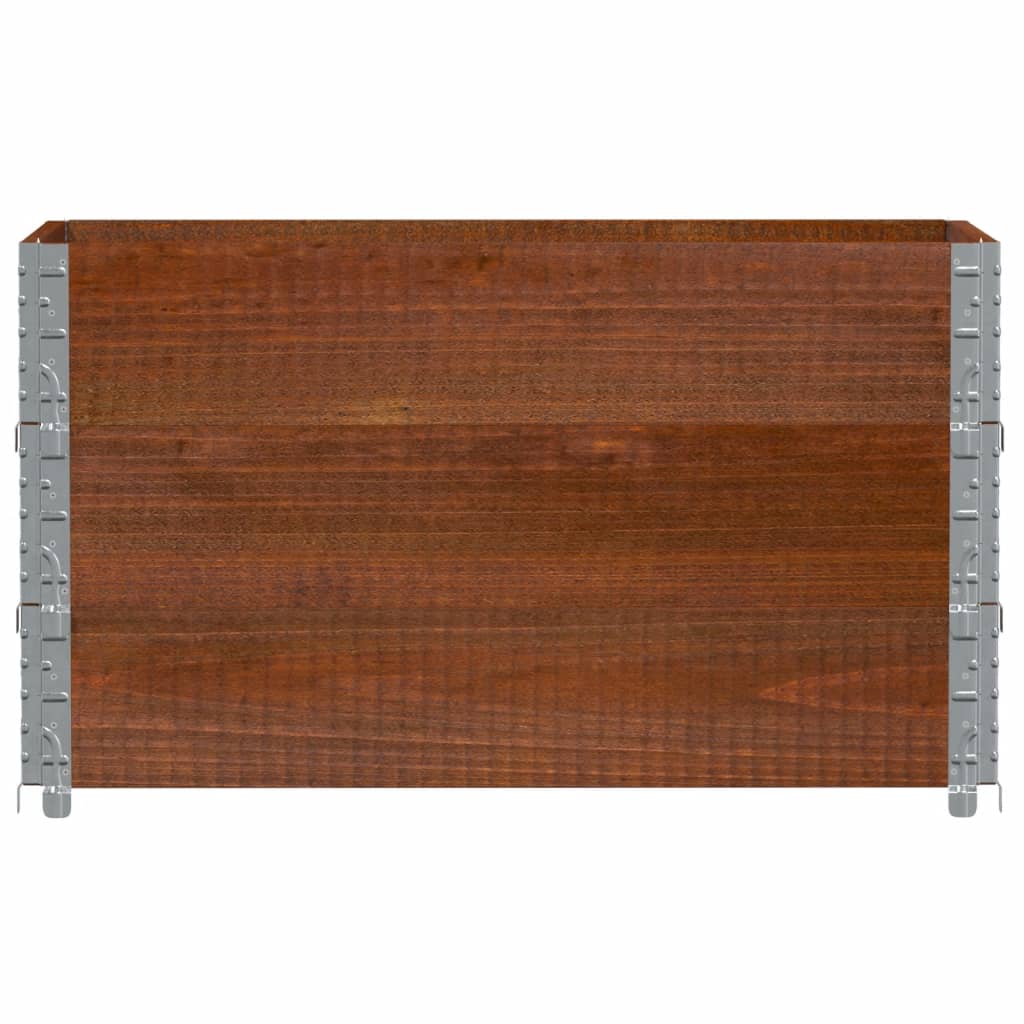 Vrtna sadilica smeđa 100x50 cm od borovine