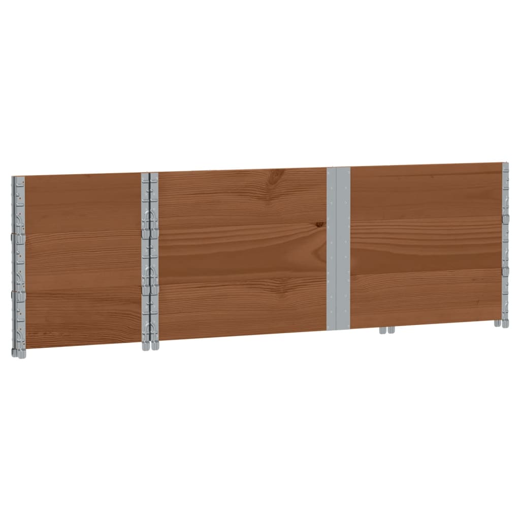 Vrtna sadilica smeđa 150x50 cm od masivne borovine
