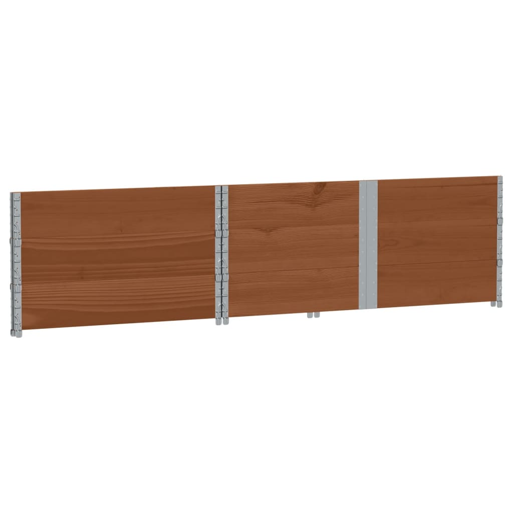 Vrtna sadilica smeđa 150x100 cm od borovine