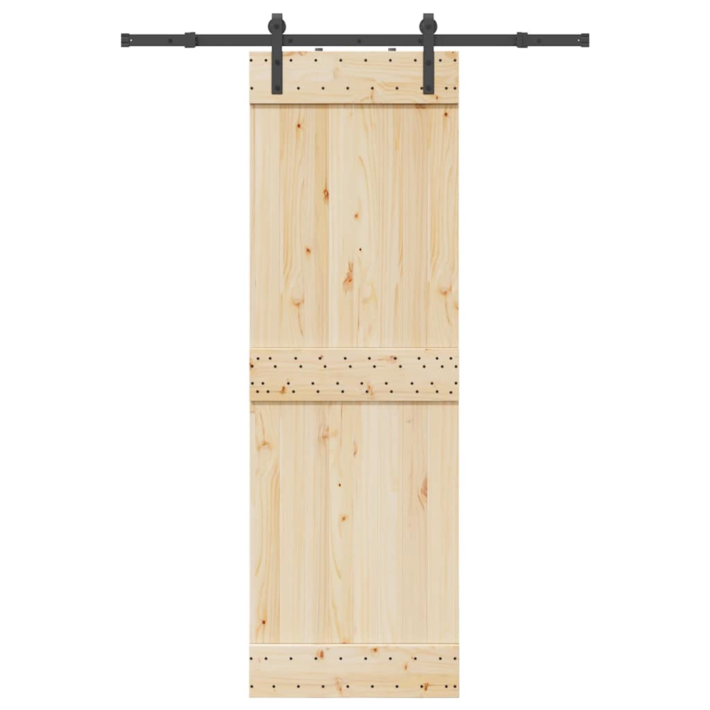 Pribor za klizna vrata 152,5 cm čelični crni