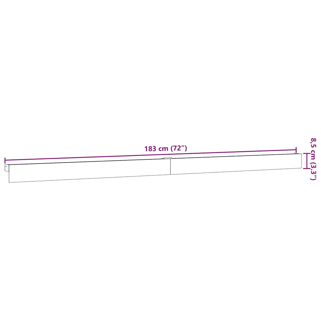 Pribor za klizna vrata 183 cm od aluminijske legure srebrna