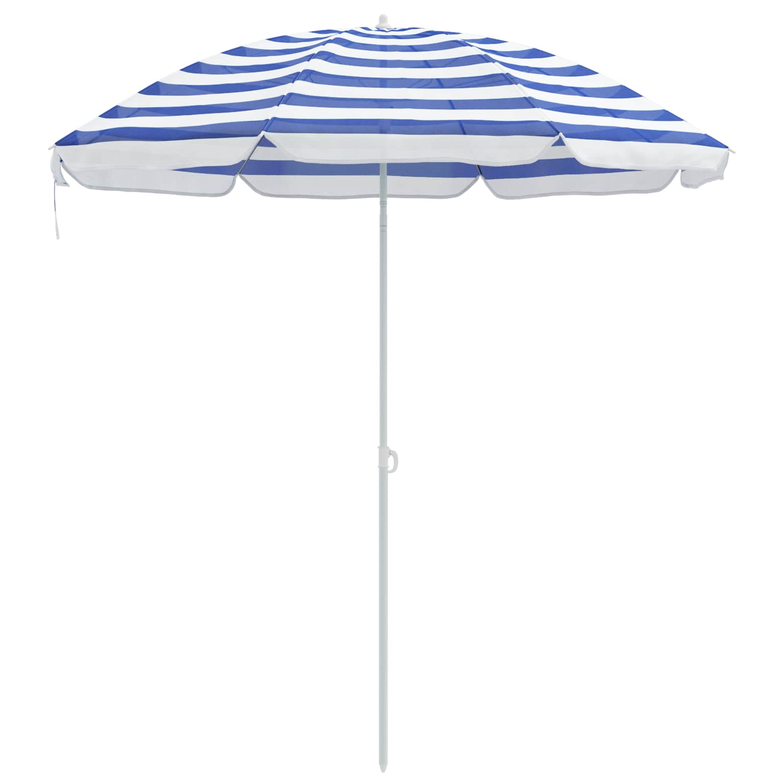 Suncobran Plava i bijela 161 x 161 x 193 cm Poliester