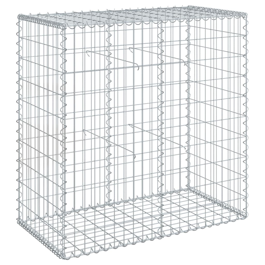 Gabionska košara s poklopcem 100x50x100 cm pocinčano željezo