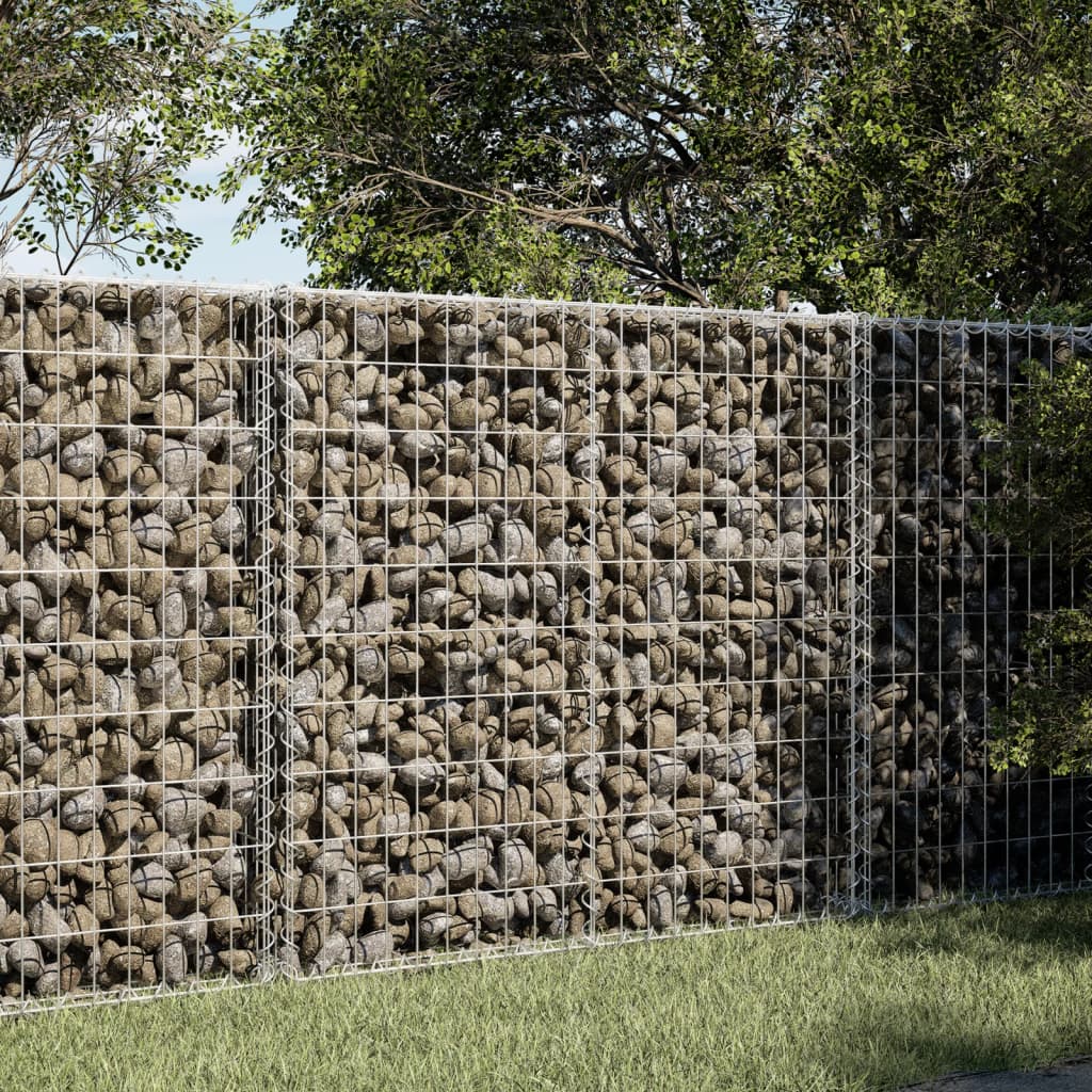 Gabionska košara s poklopcem 100x50x100 cm pocinčano željezo