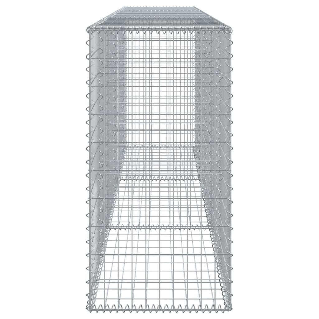 Gabionska košara s poklopcem 300x50x100 cm pocinčano željezo