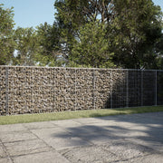 Gabionska košara s poklopcem 600x50x100 cm pocinčano željezo