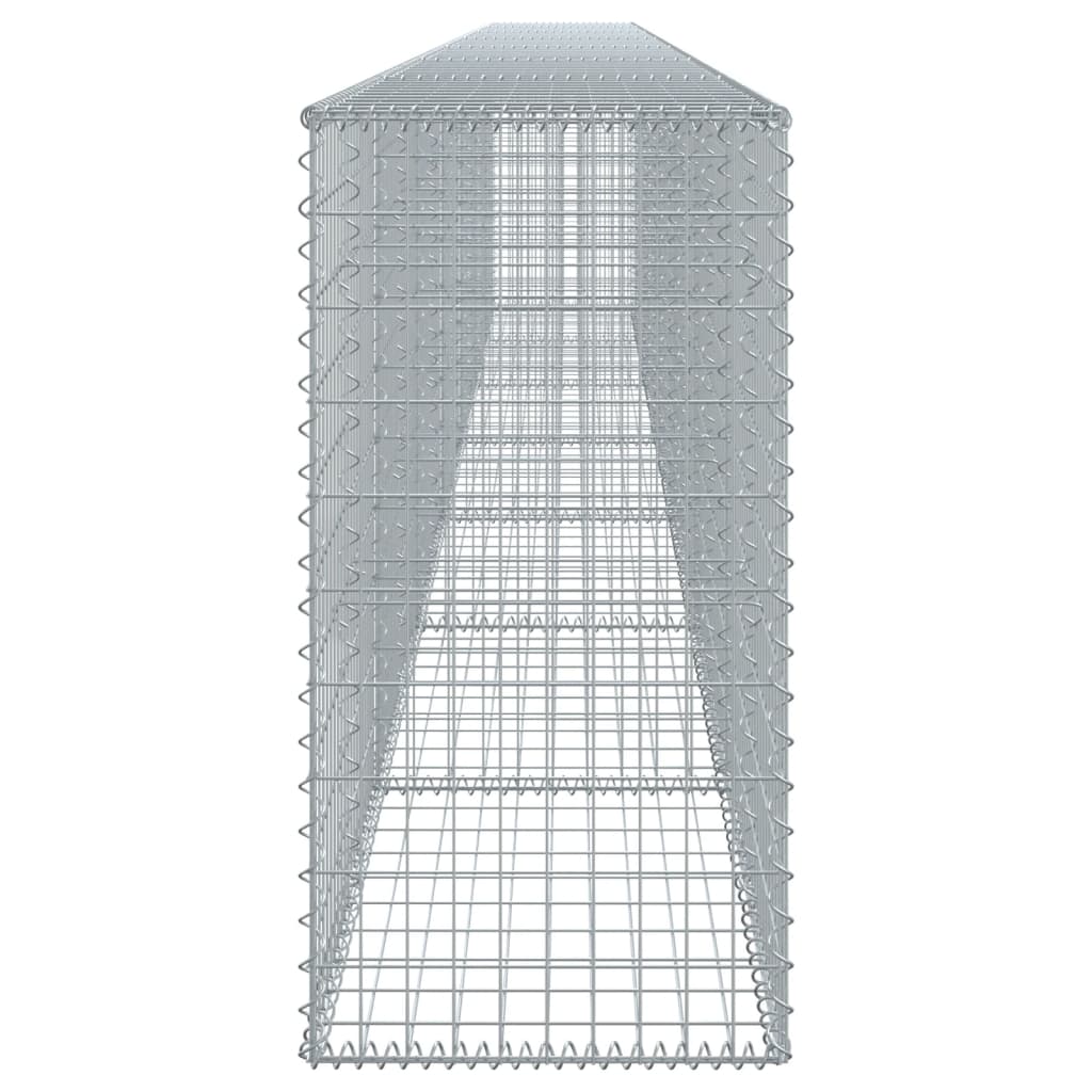 Gabionska košara s poklopcem 700x50x100 cm pocinčano željezo