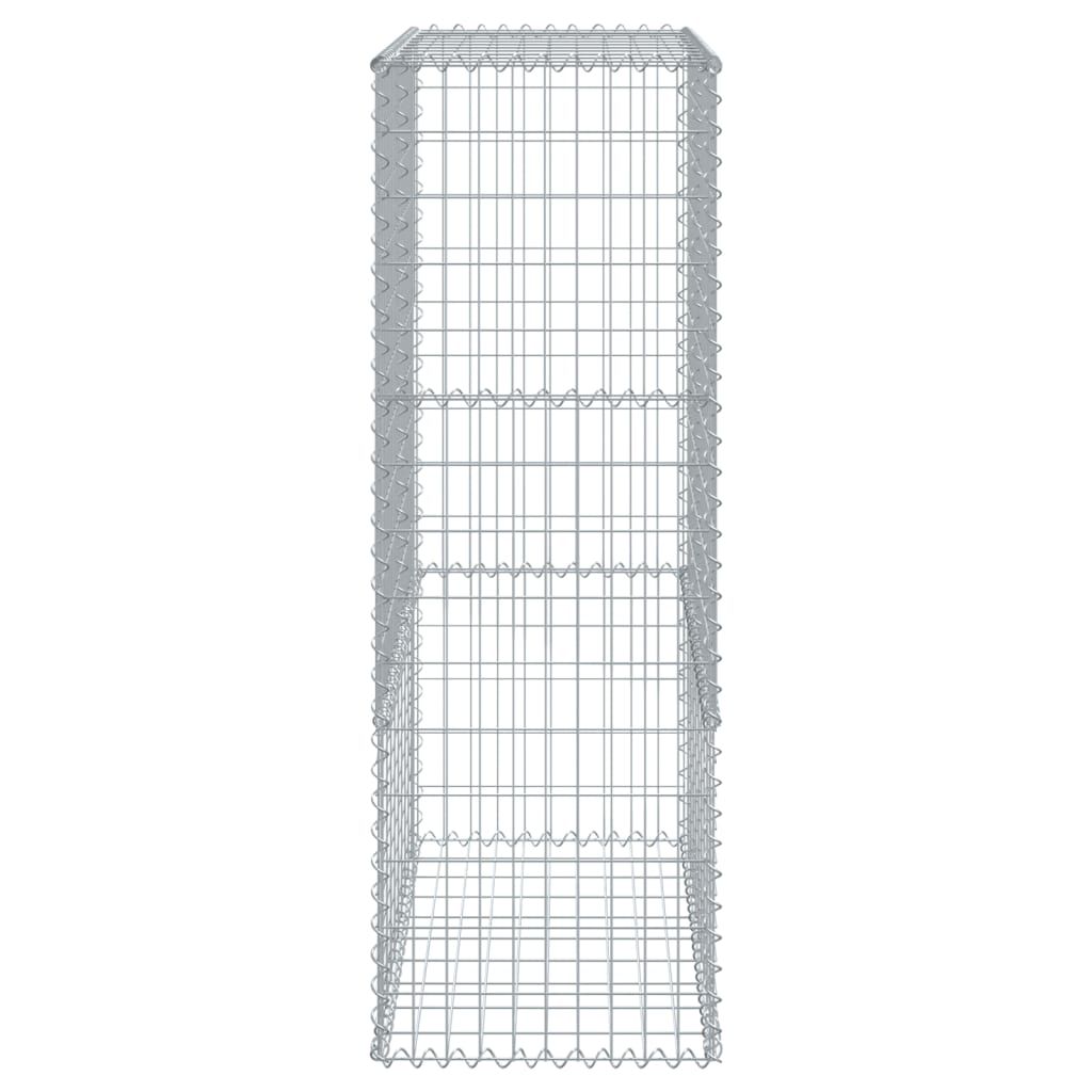 Gabionska košara s poklopcem 100x50x150 cm pocinčano željezo