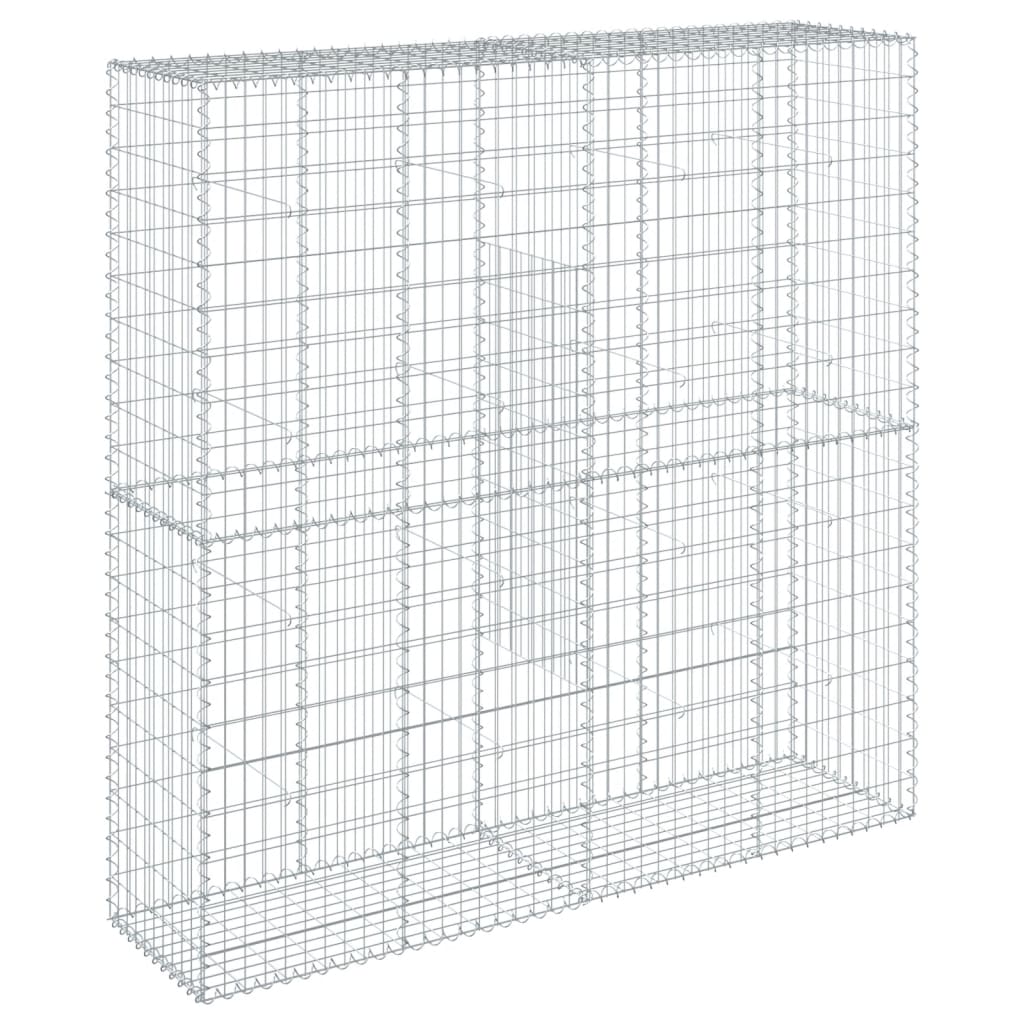 Gabionska košara s poklopcem 200x50x200 cm pocinčano željezo