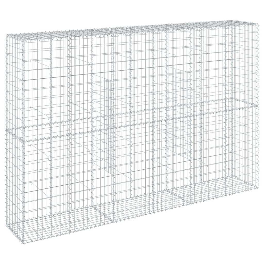 Gabionska košara s poklopcem 300x50x200 cm pocinčano željezo