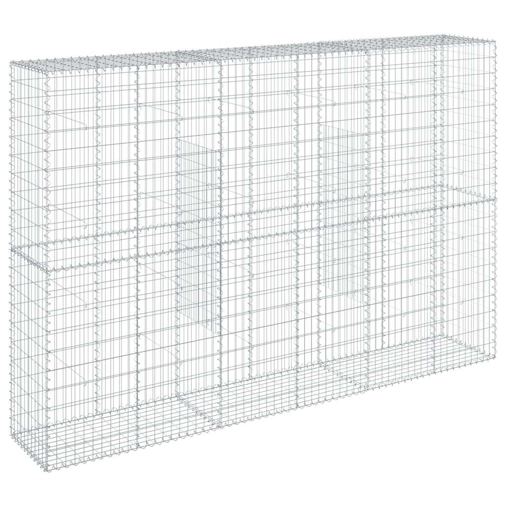 Gabionska košara s poklopcem 300x50x200 cm pocinčano željezo