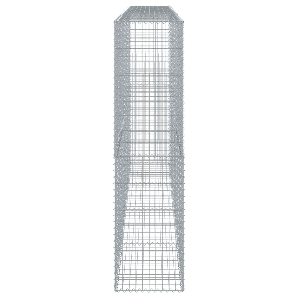 Gabionska košara s poklopcem 400x50x200 cm pocinčano željezo