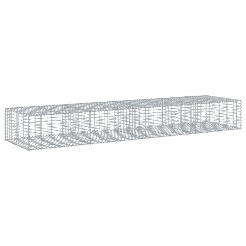 Gabionska košara s poklopcem 400x100x50 cm pocinčano željezo