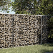 Gabionska košara s poklopcem 150x100x100 cm pocinčano željezo