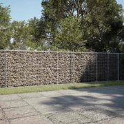 Gabionska košara s poklopcem 650x100x100 cm pocinčano željezo