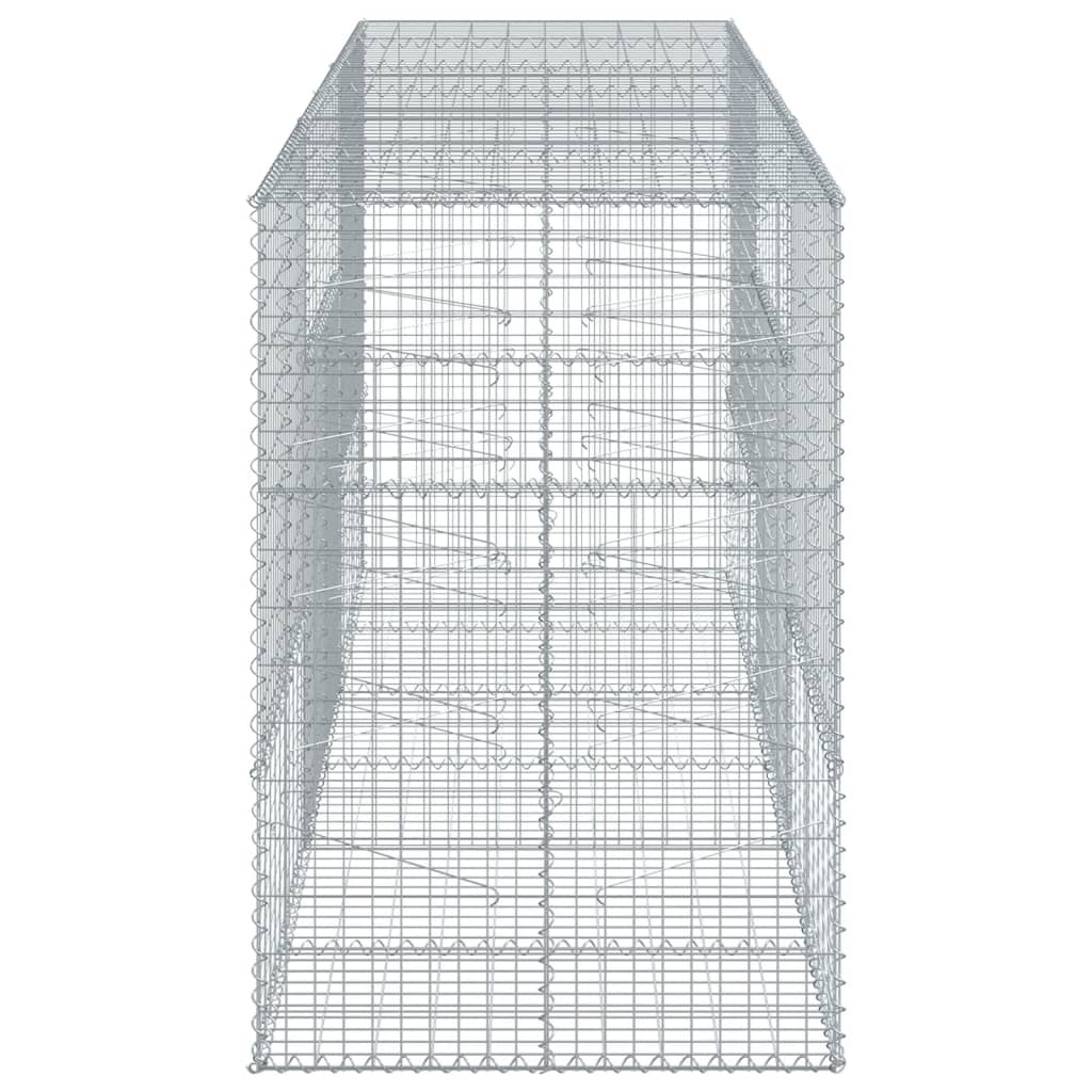 Gabionska košara s poklopcem 300x100x150 cm pocinčano željezo