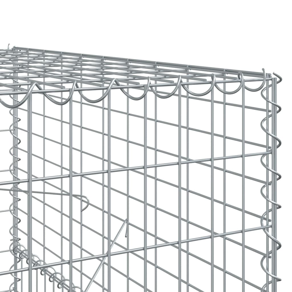 Gabionska košara s poklopcem 300x100x150 cm pocinčano željezo